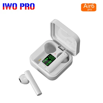 IWO PRO Originaal Air6 pro TWS Traadita Earbuds LED Kõrvaklappide Juhtmeta Bluetooth-Kõrvaklapp Jaoks Redmi Apple Huawei Xiaomi