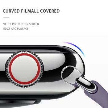 IWatch Screen Protector ühildub Apple Vaadata 44mm 42mm 40mm 38mm Seeria 6 5 4 3 2 mullivaba Paindlik TPÜ läbipaistev Kile
