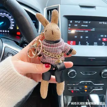 Ida-Värav Küülik Võtmehoidja Armas Moe Bunny Doll Seljakott Ripats Kott Auto Võtmed Tarvikud Võtmerõngast Hot Müük Uus Toode Kingitus