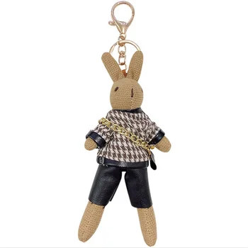 Ida-Värav Küülik Võtmehoidja Armas Moe Bunny Doll Seljakott Ripats Kott Auto Võtmed Tarvikud Võtmerõngast Hot Müük Uus Toode Kingitus