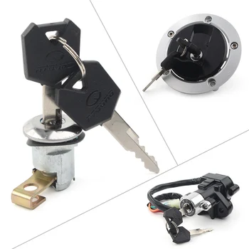 Ignition Switch Fuel Gas Tank Cap Lock Key Set For Suzuki GSXR 600 750 1000 GSX/GSF 650 1250 650 GSF1200 SFV650 SV650/1000