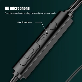 Ihuigol In-Ear 3.5 mm Juhtmega Kõrvaklapid HiFi Stereo Magab Earbuds 3.5 mm Jack Müra Tühistamises Kõrvaklapid Mikrofoniga Samsung Tahvelarvuti MP3 16719