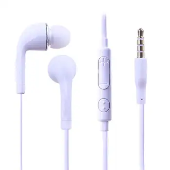 In-Ear Kõrvaklapid Android Mobile Bass Stereo Juhtmega Telefoni Peakomplekt Samsung S4 S5 S6 3,5 mm Kõrvaklapid Koos Nuppu Kontrolli 106944