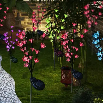 Individuaalne Loominguline Väljas Sakura Led Implantaadi Simuleeritud Lill Valgus, Taim, Maastiku Kerge Aed Veekindel Muru Kerge