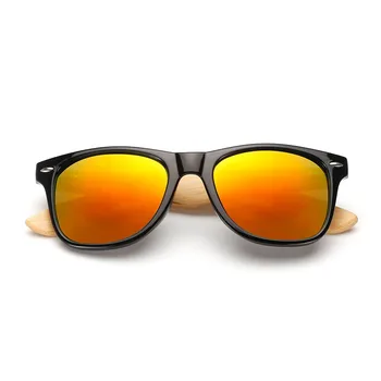 JASPEER Puit Päikeseprillid Naistele, Meestele, Bambusest päikeseprillide läätsesid Brand Design Classic Kaitseprillid Kuld Peegel Päikese Prillid Tooni lunette oculo 92964