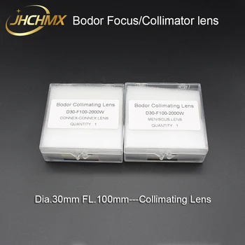 JHCHMX Fiber Laser Focus/Collimator Objektiivi 0-2000W/6000W D30 F100/125/150/155/200mm Kvarts Sulatatud Ränidioksiid Jaoks Bodor Fiber Laser Pea 102624