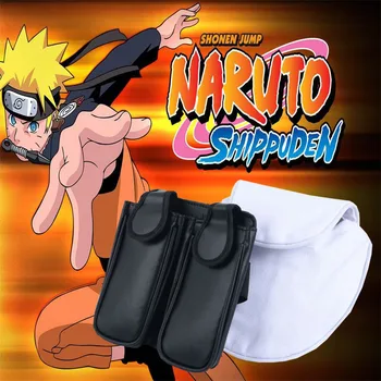Jaapani Anime Hapyto Relva Pakett Rekvisiidid Ninja Uzumaki Kunai Shuriken Kott Cosplay Mänguasi Tarvikud Rekvisiidid Kaelakee Headdress