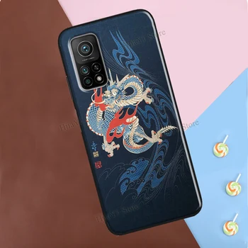 Jaapani Dragon Stiilis Telefoni Puhul POCO X3 Pro F3 M3 Pro Kate Xiaomi Mi 11 Ultra 10T Pro Mi Lisa 10 Lite 33296