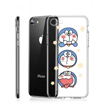 Jaapani anime armas kass Doraemon Telefoni Juhul Läbipaistvad iPhone 6 7 8 11 12 s mini pro X XS XR MAX Plus 93047