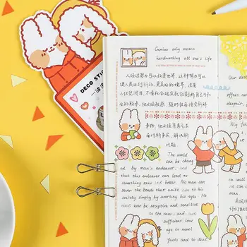 Jaapani armas loom cartoon ins käsitöö asjade diy kleepsud paber scrapbooking bullet teataja teenetemärgi