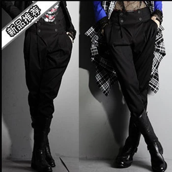 Jaapani ja korea versiooni tõusulaine meeste isiksuse trend leopard vabaaja püksid meeste püksid sügis püksid etapp riided