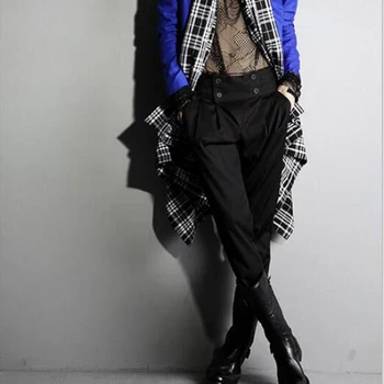 Jaapani ja korea versiooni tõusulaine meeste isiksuse trend leopard vabaaja püksid meeste püksid sügis püksid etapp riided