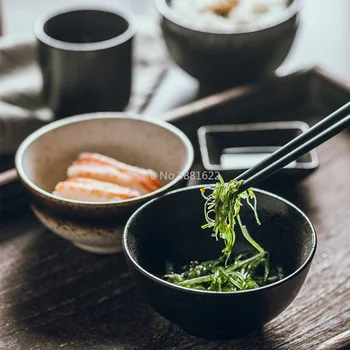 Jaapani keraamika leibkonna riis kaussi Sushi Salat hommikusöök kaussi Hotel köögi-ja lauanõud 131
