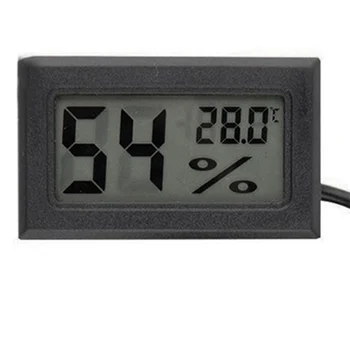Jaemüük Mini Digitaalne LCD Termomeeter Hygrometer Temperatuur Siseruumides Mugav Temperatuuri Andur Niiskus Meetri Näidik Instrumendid