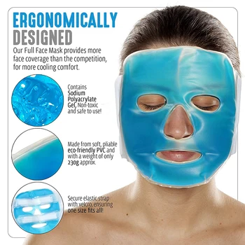 Jahutus Jää Face Care Mask Stabiliseerida Naha Lõõgastav Uni-Geel Väsimus Asendus Eemaldada Tumedad Ringid Näo Pad Care Mask Dropship