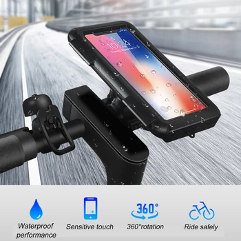 Jalgratta Kott Bike Telefoni Omanik Mountain Bike ABS+PC IPX6 Veekindel Kott Puuteekraaniga mobiiltelefoni Stand Veekindel Smart Mobile