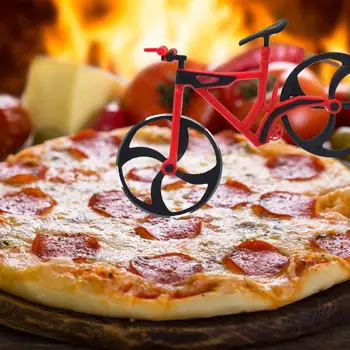 Jalgratta Pizza Lõikur Ratta Roostevabast Terasest Plastikust Bike Rull Pizza Chopper Slicer Köök Vidin Vahend Pizza Lõikur Nuga 157702