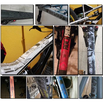 Jalgratta Raam Kleebised Anti-scratch Päevavarju Kate MTB Kõik ringi Raami Kaitsja Parim Liim Eemaldatavad Kleebised Raami Kaas