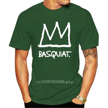 Jean-Michel Basquiat CROWN NYC KUNSTI T-Särk NWT Autentne & Ametliku custom trükitud tshirt, hip-hop naljakas särk,