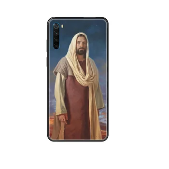 Jeesuse Kristuse Jumal Telefoni Puhul Xiaomi Redmi Märkus S2 4 5 6 7 8 A S X Pluss Pro must pehme tagasi luksus funda silikoon kaitseraud