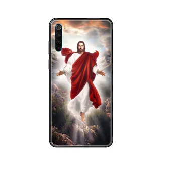 Jeesuse Kristuse Jumal Telefoni Puhul Xiaomi Redmi Märkus S2 4 5 6 7 8 A S X Pluss Pro must pehme tagasi luksus funda silikoon kaitseraud