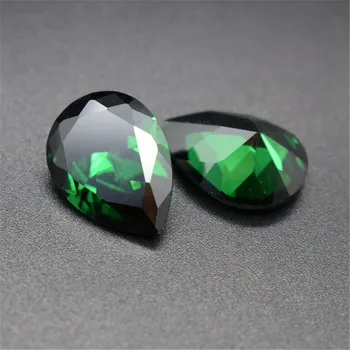 Joanlyn Emerald Pirni Kujuga Lihvitud Kalliskivi Pisar Lõigatud Smaragd Gem Keskmine Roheline Emerald Mitu Suurused Valida C37E