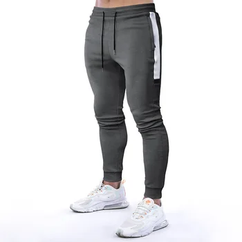 Joggers Sweatpants Meeste Vabaaja Püksid (Solid Color Spordisaalid Fitness Treening Spordi Püksid Sügis-Talv Mees Rajal Lukuga Püksid