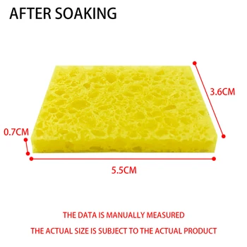 Jootekolb Näpunäiteid Puhastus Sponge Cleaner Kõrge Temperatuur Kestev Koondada Sponge Keevitamiseks Vihjeid Cleaining Tööriist