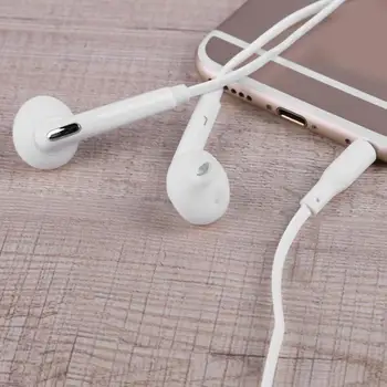 Juhtmega Kõrvaklapid Korter 3,5 mm Aux-Kõrvatropid Kuular Kõrva Earbuds Kõrvaklapid Samsung S6 Note4 Android Nutikas Telefon