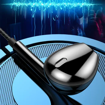 Juhtmega Kõrvaklappide Bass Earbuds Stereo Kõrvaklapid Muusika Sport Gaming Headset koos Mic Xiaomi IPhone Kõrvaklapid Kõrva Bass