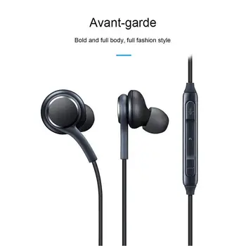 Juhtmega Välk Earphonesfor Samsung Galaxy S8 3,5 mm Sadama HiFi Heli-Ear Stereo Earbuds Koos Mikrofoni 3,5 mm Standard