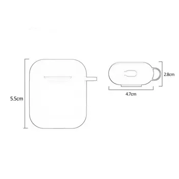 Juhtmeta Bluetooth-Kõrvaklapp Puhul Apple AirPods Silikoon Laadimine Kõrvaklapid Juhtudel Airpods Laadimise Kasti Kate
