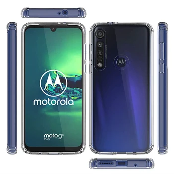 Juhul Motorola Moto G8 Võimsus Lite TPÜ Silikoon Vastupidav, Selge, Läbipaistev Pehme puhul Moto G8 Mängida Pluss kaitsev tagumine Kate