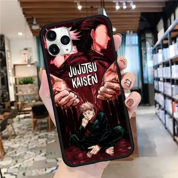 Jujutsu Kaisen Anime Telefon Case for iPhone 11 12 mini pro XS MAX 8 7 Pluss X XS XR