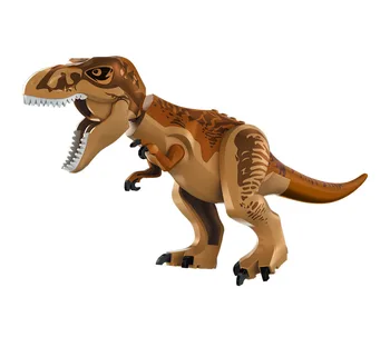 Jurassic Dinosaurused ehitusplokid Lastele Türannosaurus Rex Lapsed Mänguasjad Suur Dinosaurus Assamblee Tellised