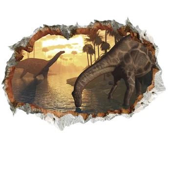 Jurassic Park Dinosaur Loomade Seina Kleebised Lapsed Toas Magamistuba Home Decor Elavat Seina Decal PVC Pannoo Kunst Plakat Lapse Kasuks 93483