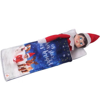 Jõulud Fairy Doll Sinine Öösel Taevas magamiskott Tekk Komplekt Beebi Tarvikud, Mänguasjad Lastele jõulukinke (Nr Nukk) m21