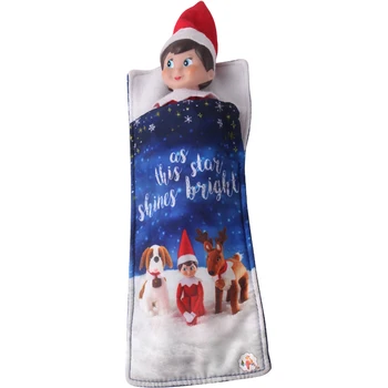 Jõulud Fairy Doll Sinine Öösel Taevas magamiskott Tekk Komplekt Beebi Tarvikud, Mänguasjad Lastele jõulukinke (Nr Nukk) m21