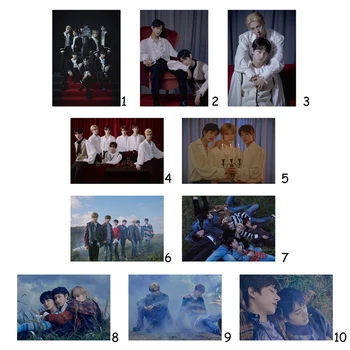 K-POP ENHYPEN Meeste Võistkond Kohandamine Plakat Lomo Kaardid Ise Valmistatud Paber Hd Photocard Fännid Kingitus 29.7*42cm 126914