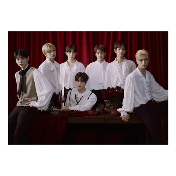 K-POP ENHYPEN Meeste Võistkond Kohandamine Plakat Lomo Kaardid Ise Valmistatud Paber Hd Photocard Fännid Kingitus 29.7*42cm