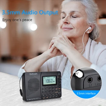 K603 Raadio FM-AM SW Tasku Raadio FM Kaasaskantav LCD Ekraan Bluetooth-ühilduva Tasku Toetada TF Kaarti USB Salvesti Radiogram