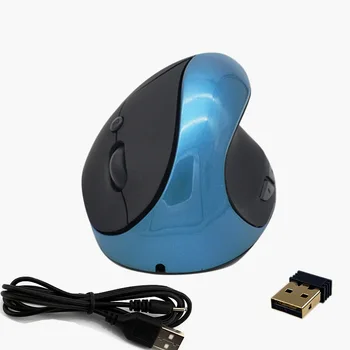 KEFAN Juhtmeta Hiir, Vertikaalne Gaming Mouse USB Arvuti Hiired Ergonoomiline Töölaud Püsti Hiirt, 1600DPI ARVUTI Sülearvuti Office-Kodu 87694