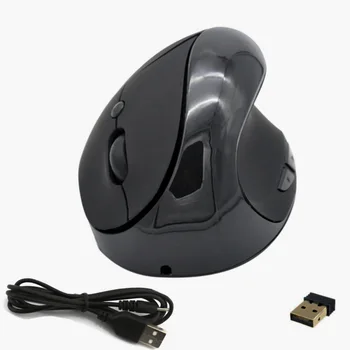 KEFAN Juhtmeta Hiir, Vertikaalne Gaming Mouse USB Arvuti Hiired Ergonoomiline Töölaud Püsti Hiirt, 1600DPI ARVUTI Sülearvuti Office-Kodu