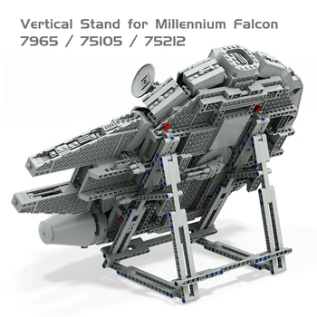 KES Millennium Falcon - Vertikaalne vitriin kooskõlas lepinng 05007 7965 75105 75212 Ultimate Collector ' s Mudel
