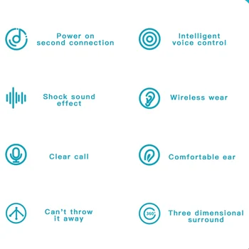 KMUPATH A6 5.0 Bluetooth traadita kõrvaklappide veekindel liikumise stereo earbuds mikrofon peakomplekti mini muusika gaming kõrvaklapid 9456
