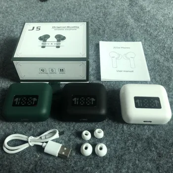 KNUPATH Uus J5 TWS Bluetooth-5.0 Eaphones Koos Aku Juhul Traadita Kõrvaklappide IPX7 Veekindel Earbuds 9D Stereo Touch Control