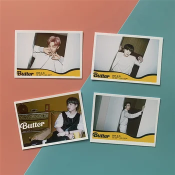KPOP Bangtan Poisid Uue Albumi Või Foto Kaardid JIMIN JIN V RM Jung Kook Postkaart Lomo Kaardid Fännid Kogumise 16PCS/SET D53