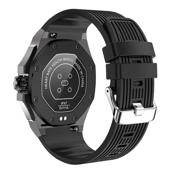 KUMI GW20 Kerge Luksus Meeste Äri Smartwatch Mood Sport Sport Roostevabast Terasest korpus Silikoonist Rihm Smart Watch Käekell