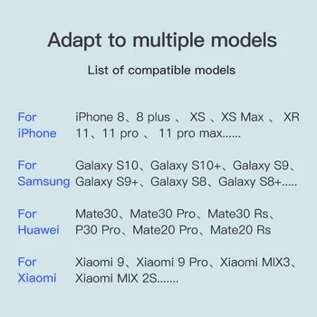KUULAA 10W Qi Juhtmevaba Laadija IPhone X XS Max XR 8 Pluss Kiire Laadimine Pad Samsung S9 S10 Note9 Iphone ' i Juhtmeta Laadija