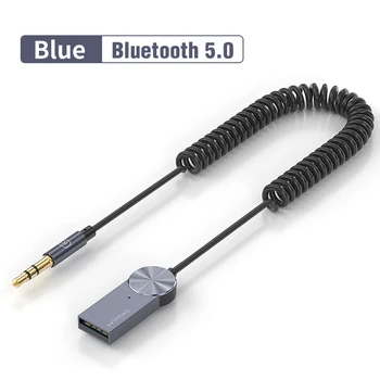 KUULAA Aux Bluetooth Dongle Adapter Kaabel Auto 3.5 mm Jack Aux Bluetooth-5.0-Vastuvõtja Kõlari Heli Muusika Saatja